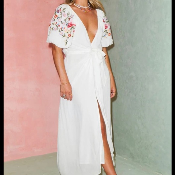 Never Fully Dressed Meadow wrap dress - Picture 2 of 4